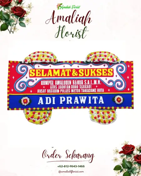 Papan Bunga Ucapan Selamat Perkamil